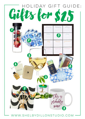 Holiday Gift Guide - Gifts for $25 or Under