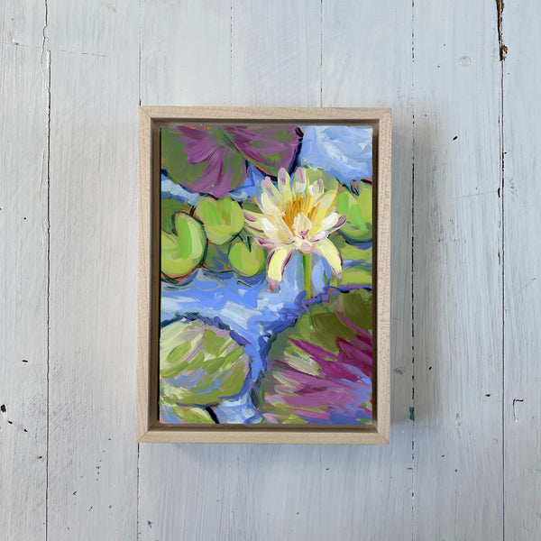 Water Gardens - Day 2 - 5x7" mini vertical painting